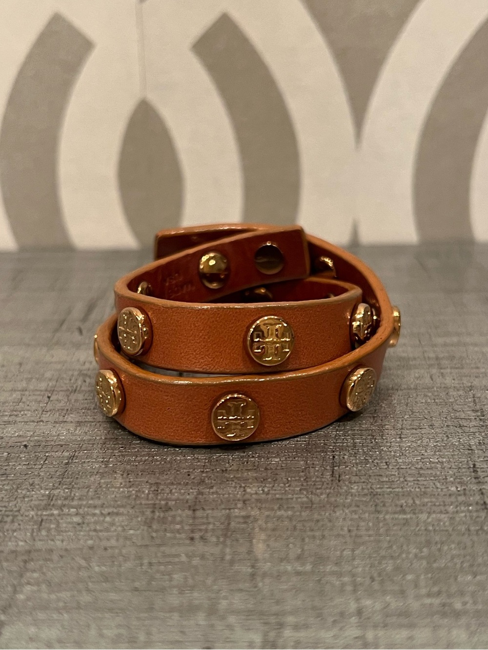 Tory Burch Leather Wrap Bracelet
